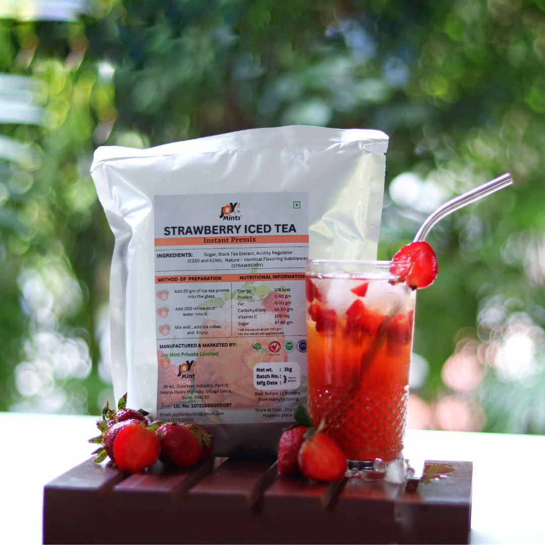 Strawberry Iced Tea | 1 Kg Pack |  For 10 Liter