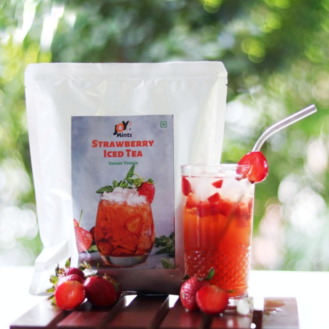 Strawberry Iced Tea | 1 Kg Pack |  For 10 Liter