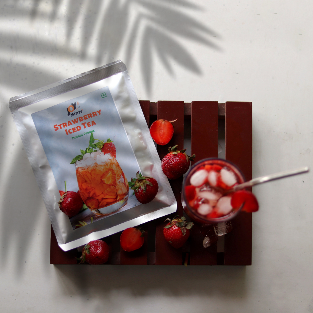 Strawberry Iced Tea | 1 Kg Pack |  For 10 Liter