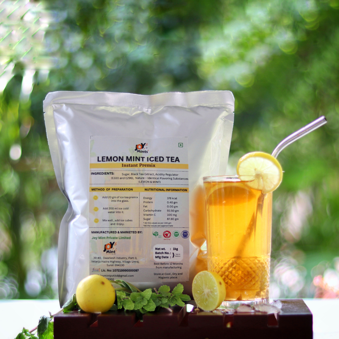 Lemon Mint Ice Tea | 1 kg Pack | For 10 Liter