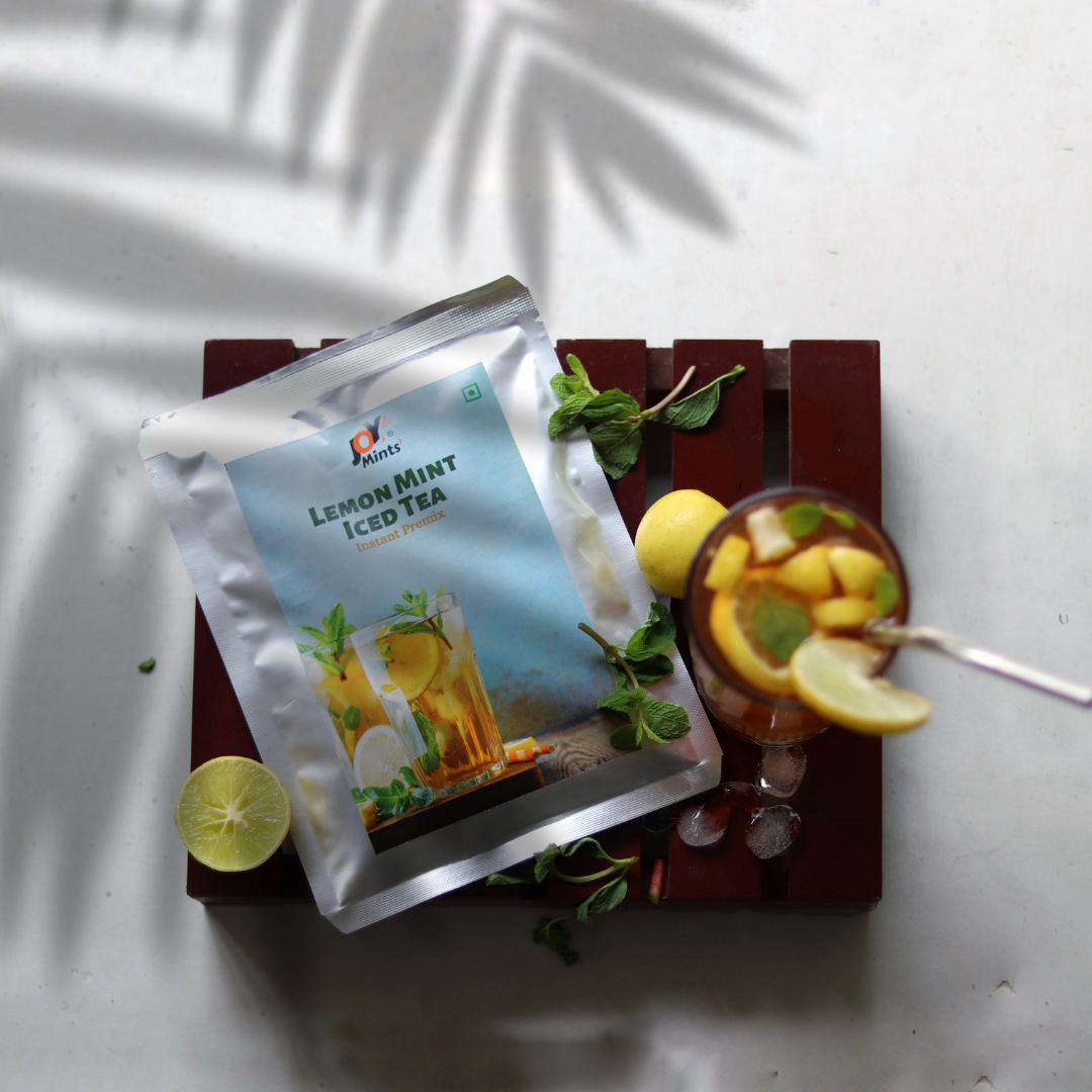 Lemon Mint Ice Tea | 1 kg Pack | For 10 Liter