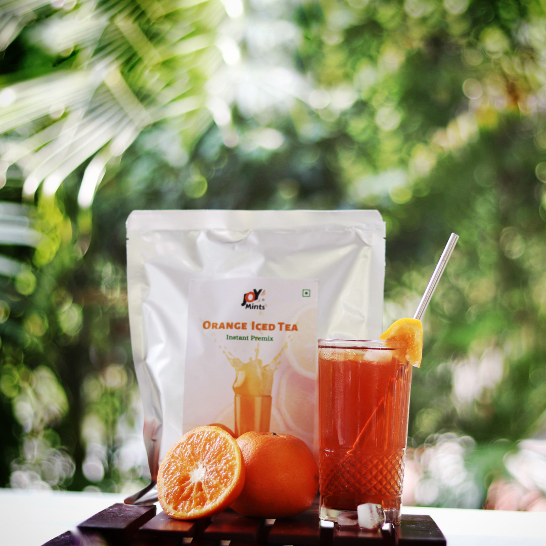 Orange Iced Tea | 1 Kg Pack |  For 10 Liter